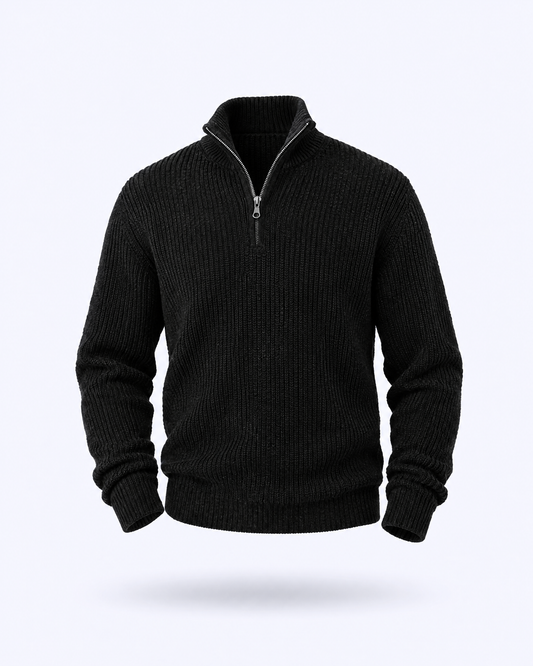 Merino Quarter-Zip Jumper