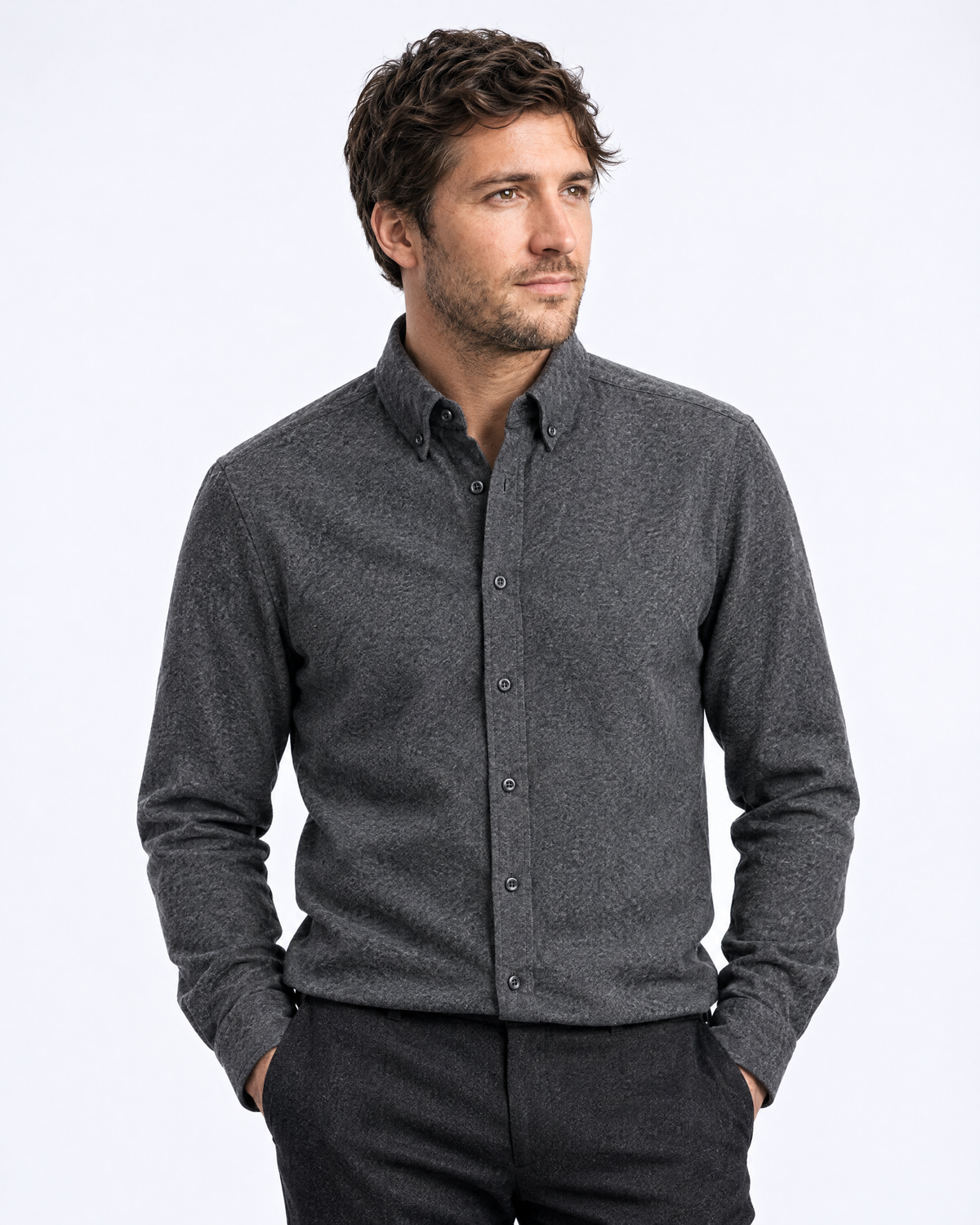 Brushed Flannel Shirt